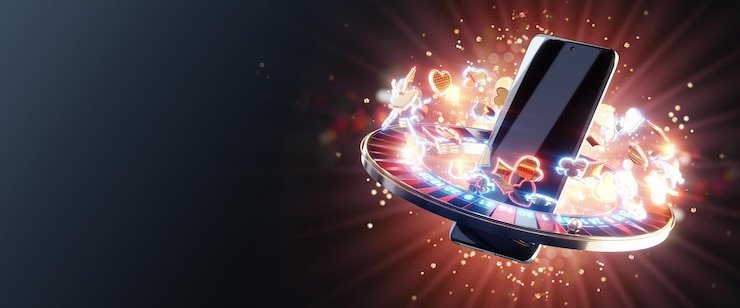 Tampilan studio Monopoly Live dengan dealer dan papan permainan di nusawin88